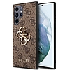 Guess GUHCS22L4GMGBR S908 S22 Ultra bronzos/barna keménytokos 4G nagy fém logó
