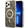 Guess GUHMP13XH4STW iPhone 13 Pro Max 6,7" barna/barna keménytokos 4G MagSafe