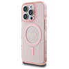 Guess GUHMP16LHFGEREP iPhone 16 Pro 6.3" rózsaszín/rózsaszín keménytok IML Glitter Circle MagSafe