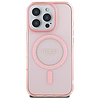 Guess GUHMP16LHFGEREP iPhone 16 Pro 6.3" rózsaszín/rózsaszín keménytok IML Glitter Circle MagSafe