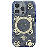 Guess GUHMP16XH4PYEEB iPhone 16 Pro Max 6.9" kék/kék keménytok IML Peony 4G hátlapon MagSafe