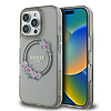 Guess GUHMP16XHFWFCK iPhone 16 Pro Max 6.9" fekete/fekete keménytok IML Flowers Wreath MagSafe