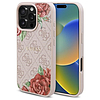 Guess GUHMP16XP4ROPEMCP iPhone 16 Pro Max 6.9" rózsaszín/rózsaszín keménytok 4G Virágmintás MagSafe