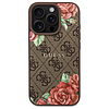 Guess GUHMP16XP4ROPEMCW iPhone 16 Pro Max 6.9" barna/barna keménytok 4G Virágmintás MagSafe