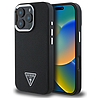 Guess GUHMP16XPGTSPSK iPhone 16 Pro Max 6.3" fekete/fekete keménytok Grained Triangle MagSafe