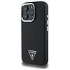 Guess GUHMP16XPGTSPSK iPhone 16 Pro Max 6.3" fekete/fekete keménytok Grained Triangle MagSafe