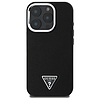 Guess GUHMP16XPGTSPSK iPhone 16 Pro Max 6.3" fekete/fekete keménytok Grained Triangle MagSafe