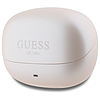 Guess GUTWST88MCTGP TWS Bluetooth fejhallgató + dokkoló állomás, rózsaszín, kapszula alakú, nyomtatott logóval