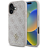 Guess HC PU 4G kicsi 4G és klasszikus iPhone 16 MagSafe tok - rózsaszín