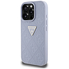 Guess Hot Stamp 4G Pattern Triangle Metal Logo iPhone 16 Pro Max tok - lila