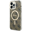 Guess IML 4G MagSafe tok iPhone 15 Pro Maxhoz - barna