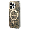 Guess IML 4G MagSafe tok iPhone 15 Próhoz - barna