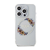 Guess IML Flowers Wreath MagSafe - iPhone 15 Pro Max tok átlátszó (GUHMP15XHFWFCT)