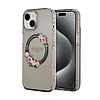Guess IML Flowers Wreath MagSafe - iPhone 15 tok fekete (GUHMP15SHFWFCK)