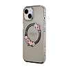 Guess IML Flowers Wreath MagSafe - iPhone 15 tok fekete (GUHMP15SHFWFCK)