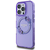 Guess IML Flowers Wreath MagSafe iPhone 16 Pro tok - lila