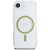 Guess IML Glitter Circle MagSafe iPhone 16e tok - átlátszó