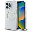 Guess IML Glitter Circle MagSafe tok iPhone 16 Pro Maxhoz - átlátszó