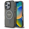 Guess IML Glitter Circle MagSafe tok iPhone 16 Pro Maxhoz - fekete