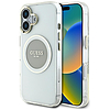 Guess IML Metal Colored Circle Classic Logo MagSafe tok iPhone 16-hoz - szürke
