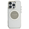Guess IML Metal Colored Circle Classic Logo MagSafe tok iPhone 16 Pro Maxhoz - szürke