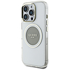 Guess IML Metal Colored Circle Classic Logo MagSafe tok iPhone 16 Próhoz - szürke