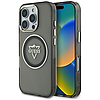 Guess IML Metal Mountain Logo MagSafe iPhone 16 Pro Max tok - fekete