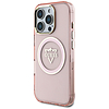 Guess IML Metal Mountain Logo MagSafe iPhone 16 Pro Max tok - rózsaszín