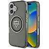 Guess IML Metal Mountain Logo MagSafe tok iPhone 16-hoz - fekete