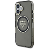 Guess IML Metal Mountain Logo MagSafe tok iPhone 16-hoz - fekete