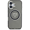Guess IML Metal Mountain Logo MagSafe tok iPhone 16-hoz - fekete