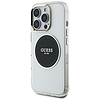 Guess IML Metal színes kör klasszikus logós MagSafe tok iPhone 16 Próhoz - fekete