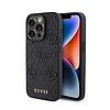 Guess Leather 4G pecsétes tok iPhone 15 Pro készülékhez fekete (GUHCP15LP4EPMK)
