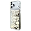 Guess Liq. Glitter 4 Charms tok iPhone 17 Próhoz, arany