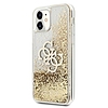 Guess Liquid Glitter 4G nagy logó - iPhone 11 tok arany (GUHCN61LG4GGO)