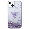 Guess Liquid Glitter Palm Collection tok iPhone 14 Plus 6.7"-hez - lila