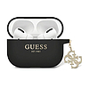 Guess Liquid Silicone Glitter Triangle Charm - AirPods Pro 2 tok fekete (GUAP2LECG4K)