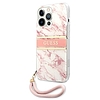 Guess márványszíj - tok iPhone 13 Pro Max készülékhez rózsaszín (GUHCP13XKMABPI)