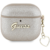 Guess metál Script Charm tok AirPods 4-hez - arany