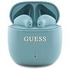 Guess nyomtatott klasszikus logó - Bluetooth TWS fejhallgató + töltőtok türkiz (GUTWSJ14ESGQ)