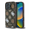 Guess Peony 4G hátterű MagSafe tok iPhone 16 Próhoz - barna