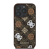 Guess Peony 4G hátterű MagSafe tok iPhone 16 Próhoz - barna