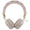 Guess Peony Script Round Shape - Vezeték nélküli, fülre helyezhető Bluetooth ENC fejhallgató barna (GUBH70EPOSMW)