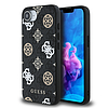 Guess PU 4G Peony tok MagSafe-fel iPhone 16e-hez - fekete