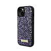 Guess Rhinestone fém logó - iPhone 15 tok rózsaszín (GUHCP15SPFGSBSP)