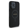 Guess Saffiano Classic Logo MagSafe iPhone 16 Pro tok - fekete
