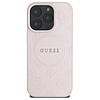 Guess Saffiano Peony Classic Logo MagSafe iPhone 16 Pro Max tok - rózsaszín