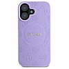 Guess Saffiano Peony Classic Logo MagSafe iPhone 16 tok - lila