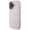 Guess Saffiano Peony Classic Logo MagSafe iPhone 16 tok - rózsaszín