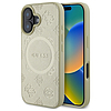 Guess Saffiano Peony Classic Logo MagSafe tok iPhone 16-hoz - arany